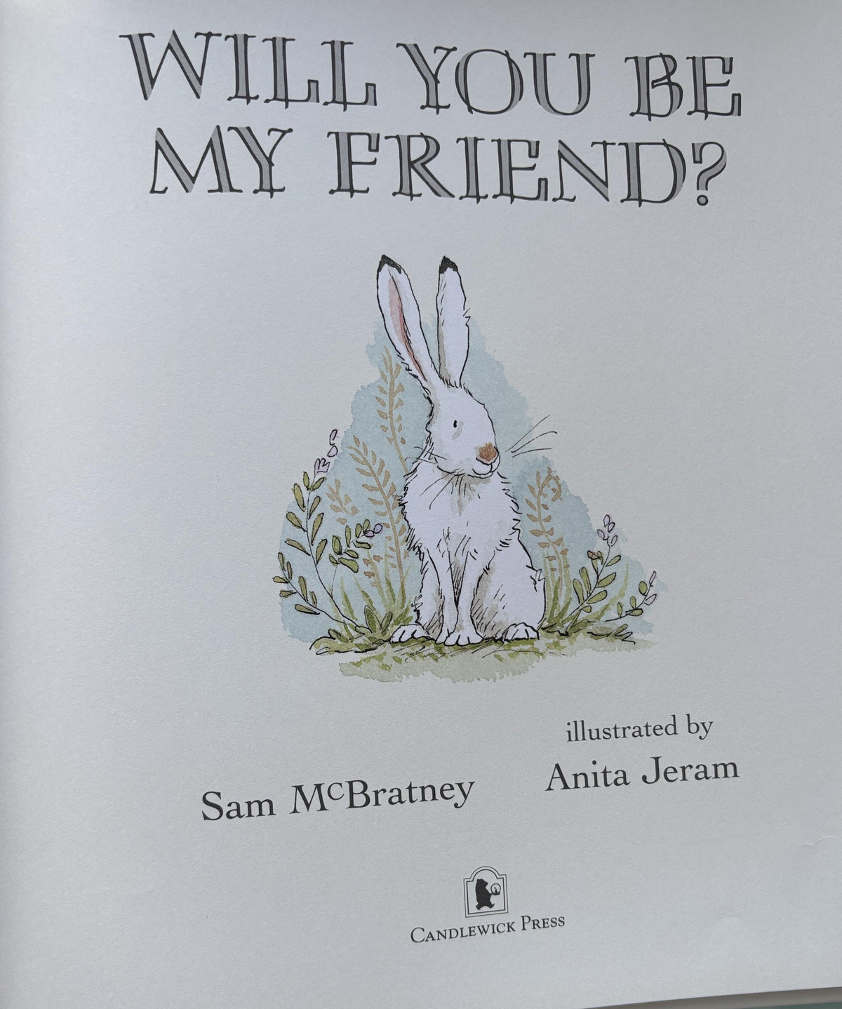 Will You Be My Friend? by Sam McBratney  **  First US Edition  **