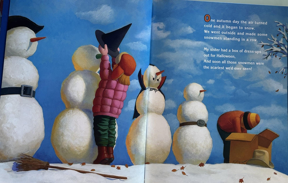 Snowmen at Halloween by Caralyn Buehner