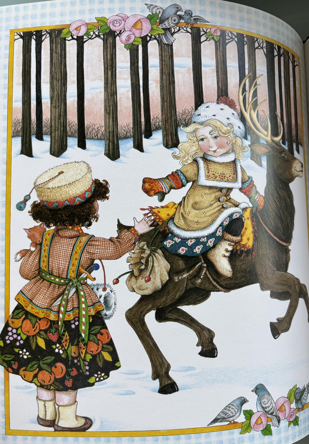 The Snow Queen: Hans Christian Andersen (Mary Engelbreit)  **  First Edition First Printing  **  1993