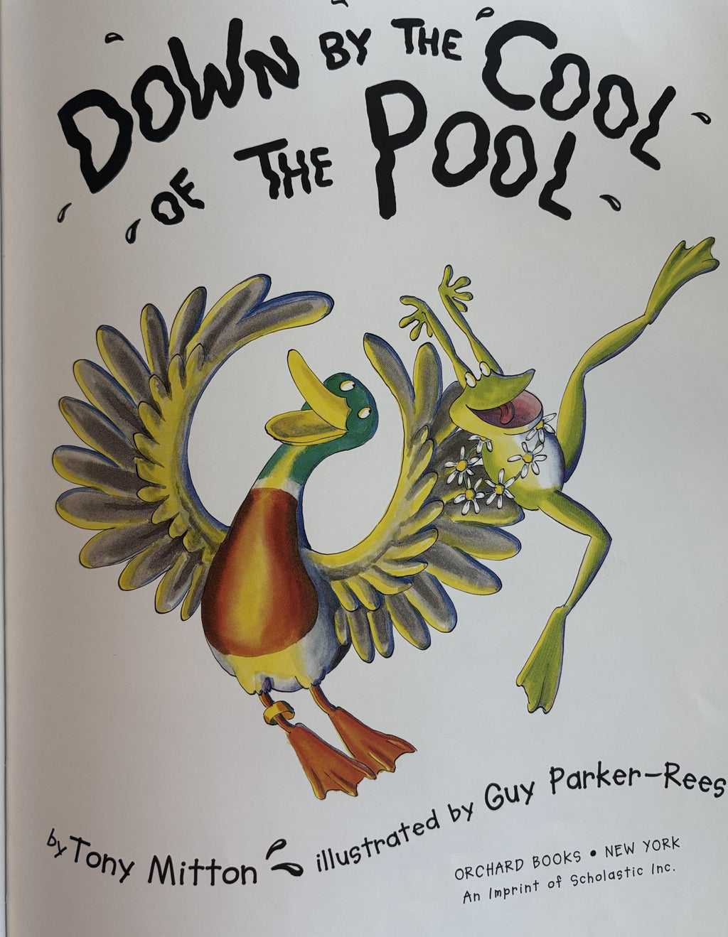 Down by the of the Pool Hardcover First Edition 2002 Book