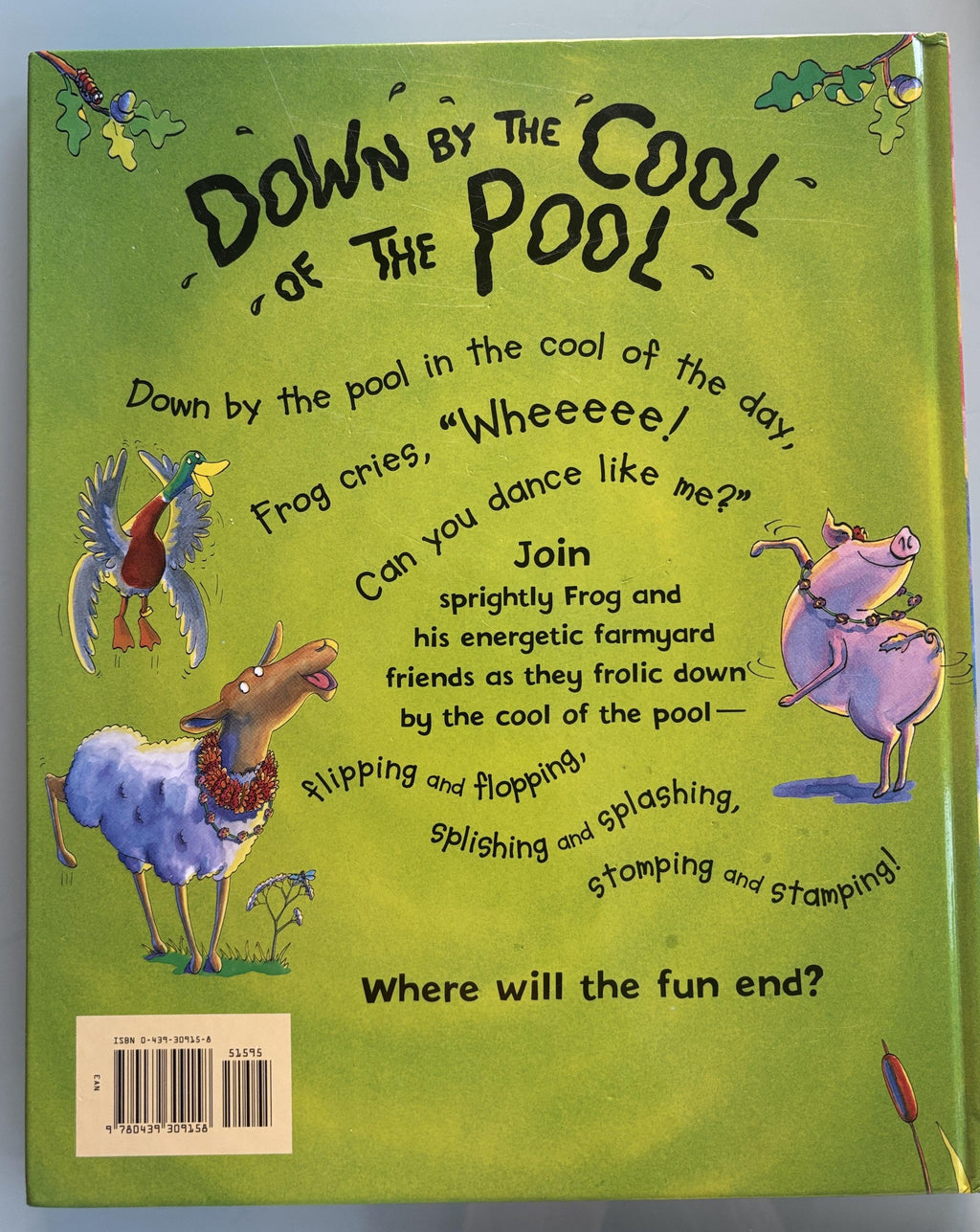 Down by the of the Pool Hardcover First Edition 2002 Book