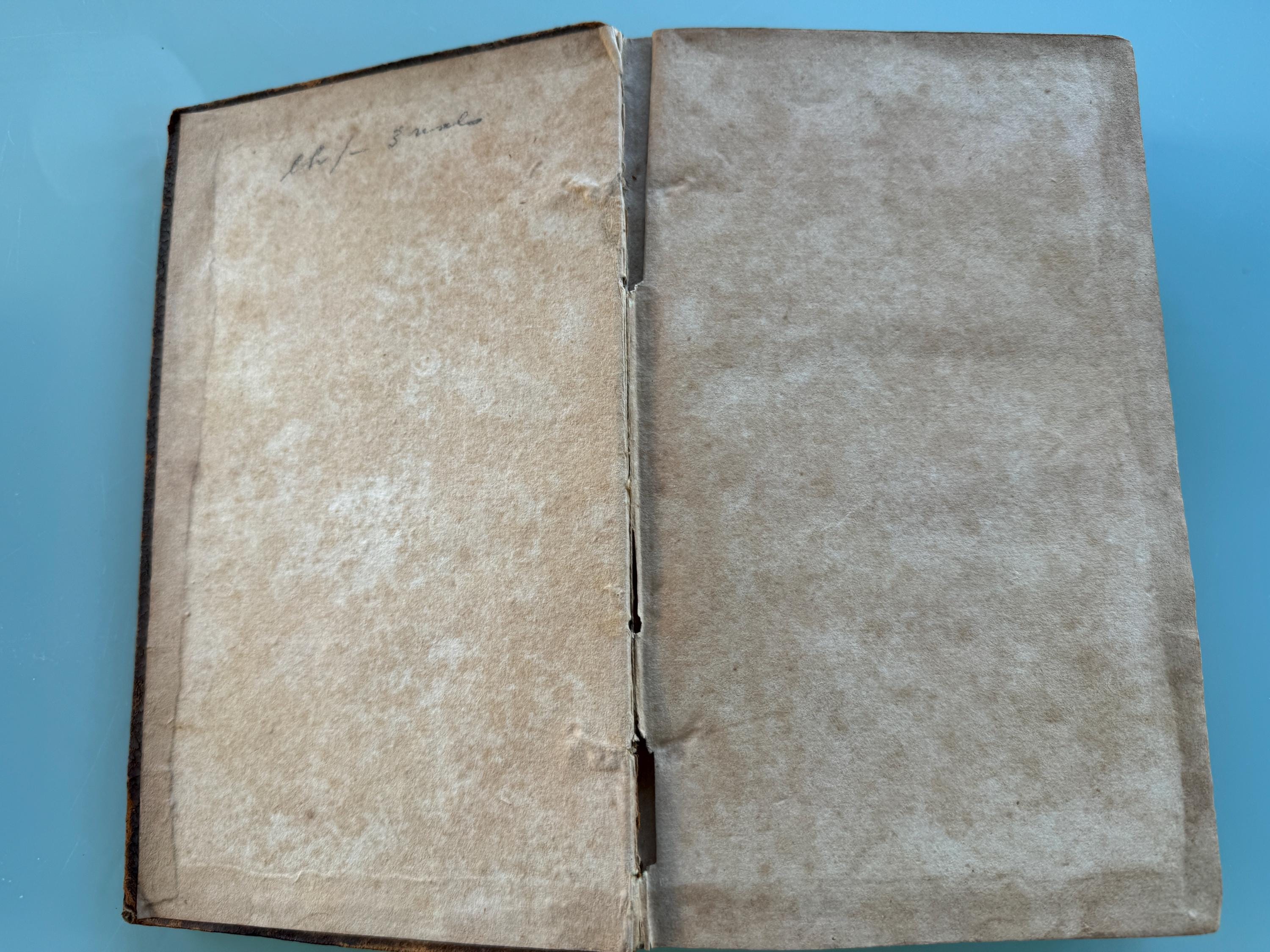 SWEDISH BIBLE c1881  Embossed Leather Bound  Book Fragile