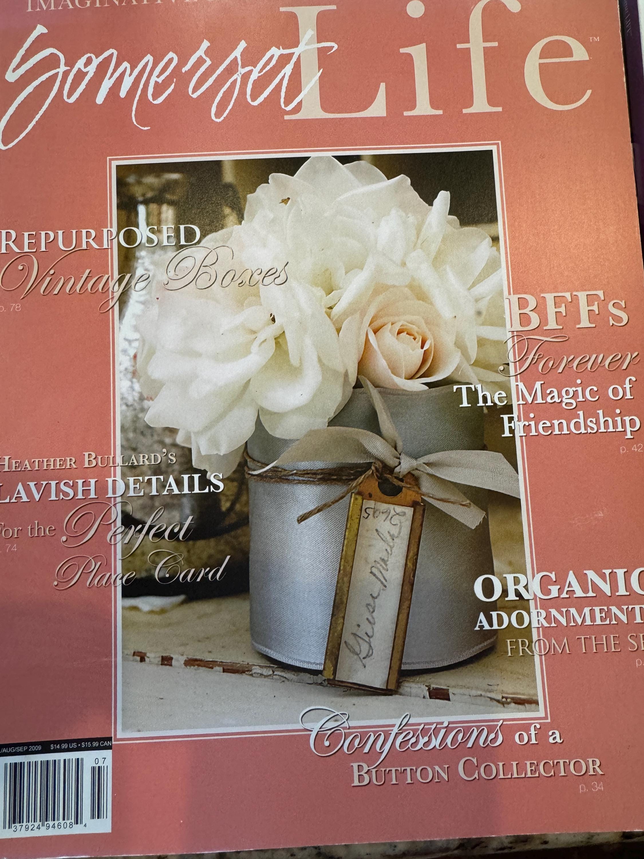 Sommerset Life  Magazine (Summer  2009), (Spring 2013), (Winter 2018), (October 2009), (Autumn 2009) 6 pc