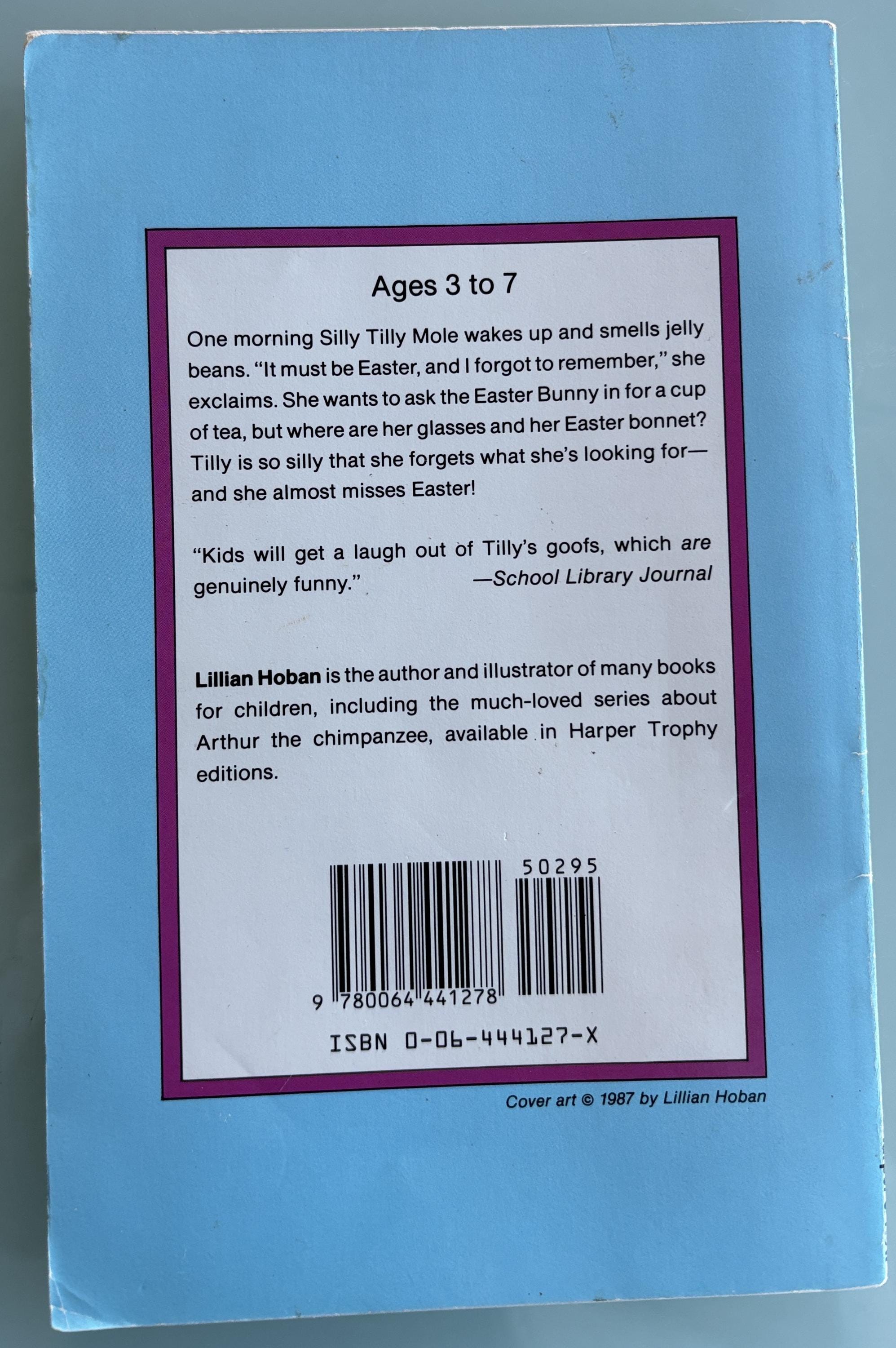 Silly Tilly and the Easter Bunny (An I Can Read Book, Level 1) **  First Edtion 1989  **