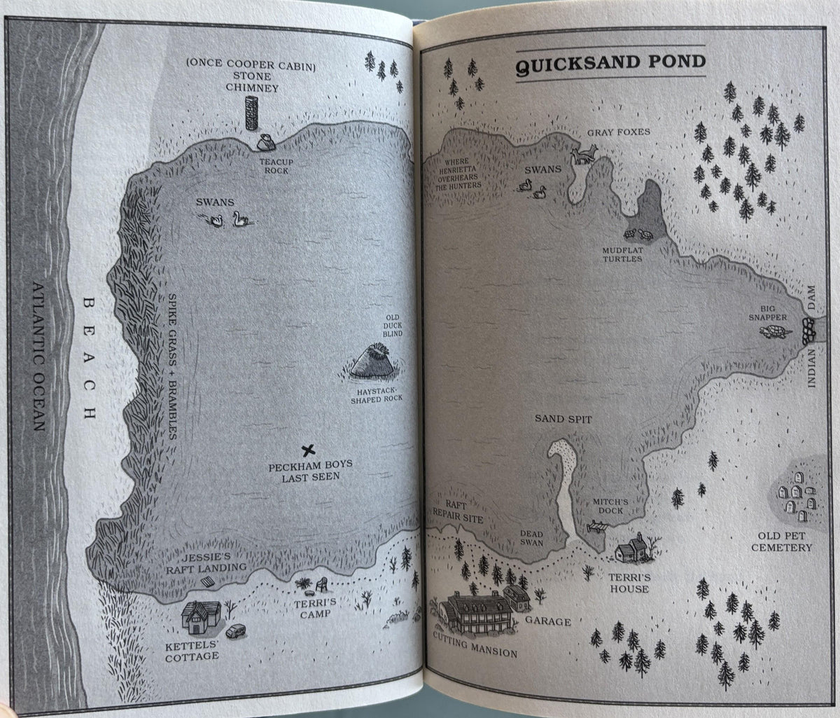 Quicksand Pond by Janet Taylor Leslie