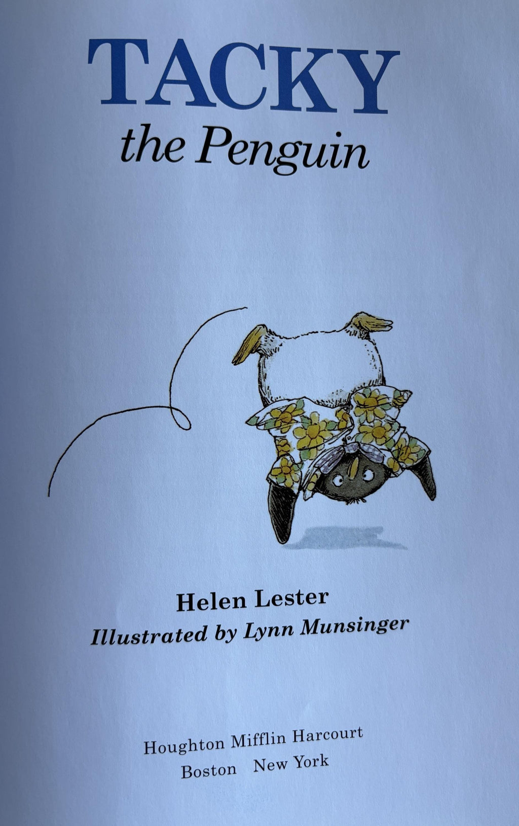 Tacky the Penguin by Helen Lester  1988