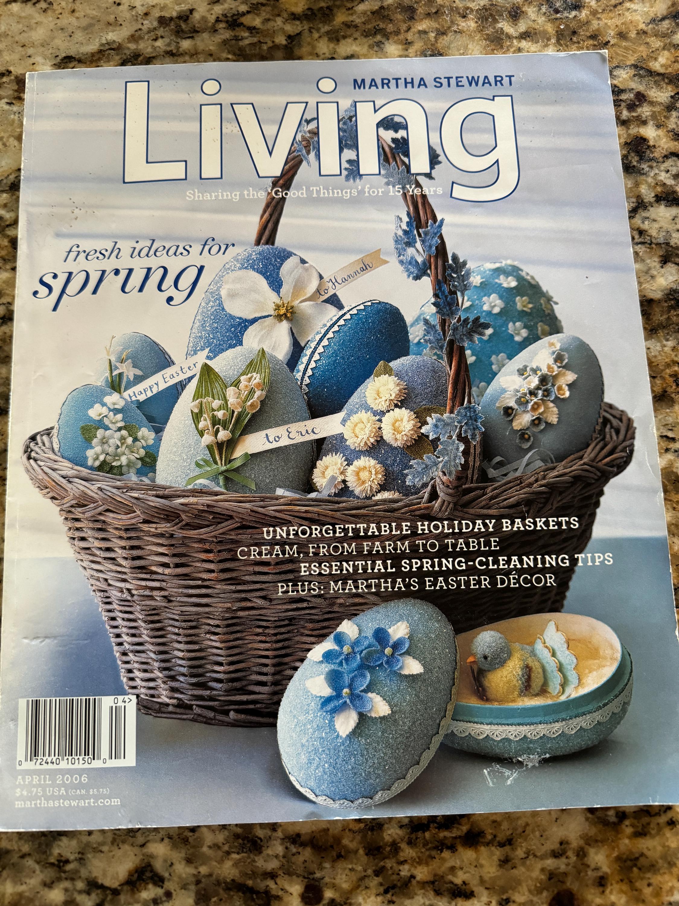 Martha stewart Magazine
