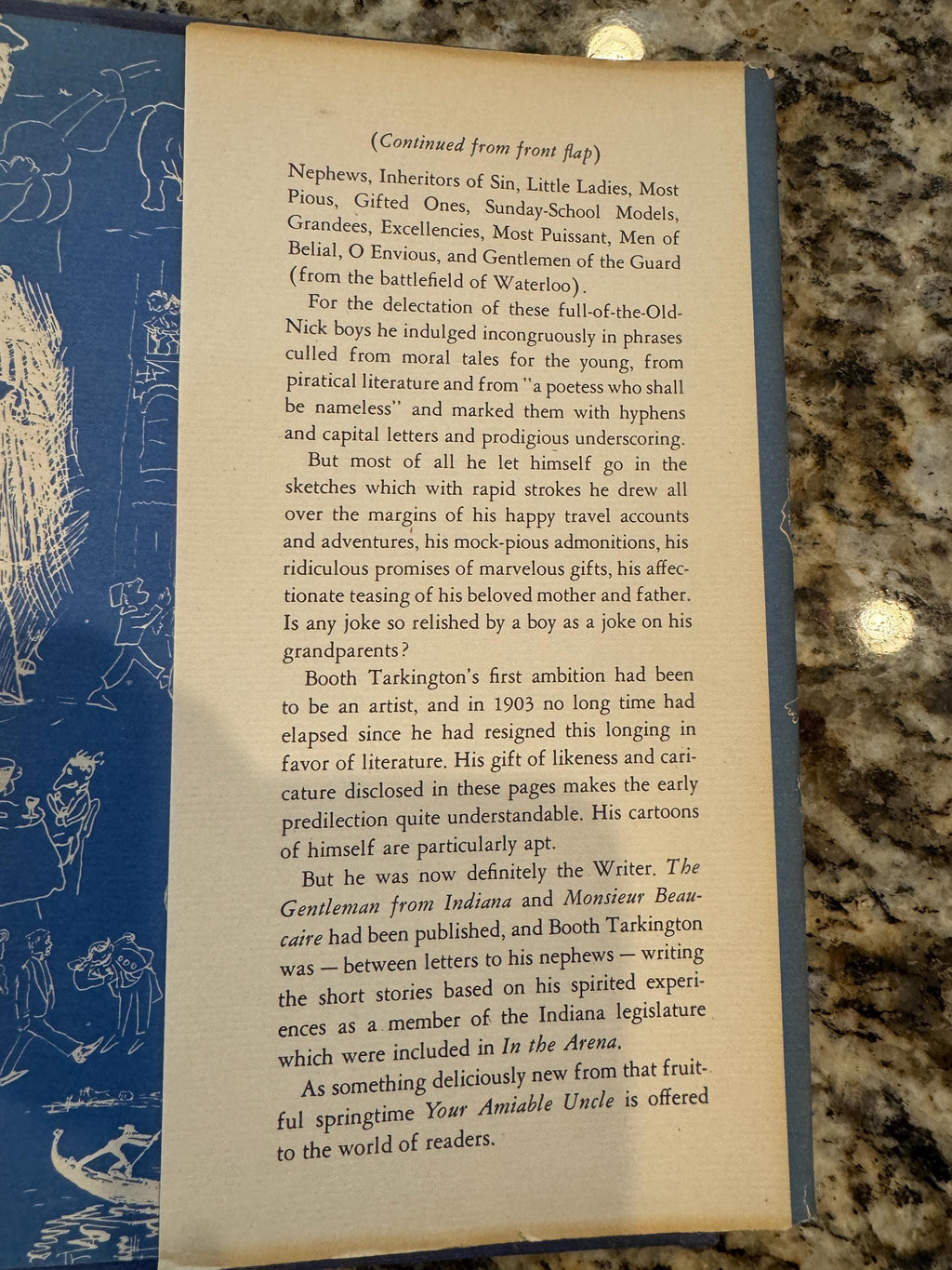Your Amiable Uncle by Newton Booth Tarkington **  FIRST EDITION   ** 1949