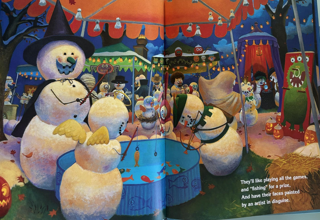 Snowmen at Halloween by Caralyn Buehner