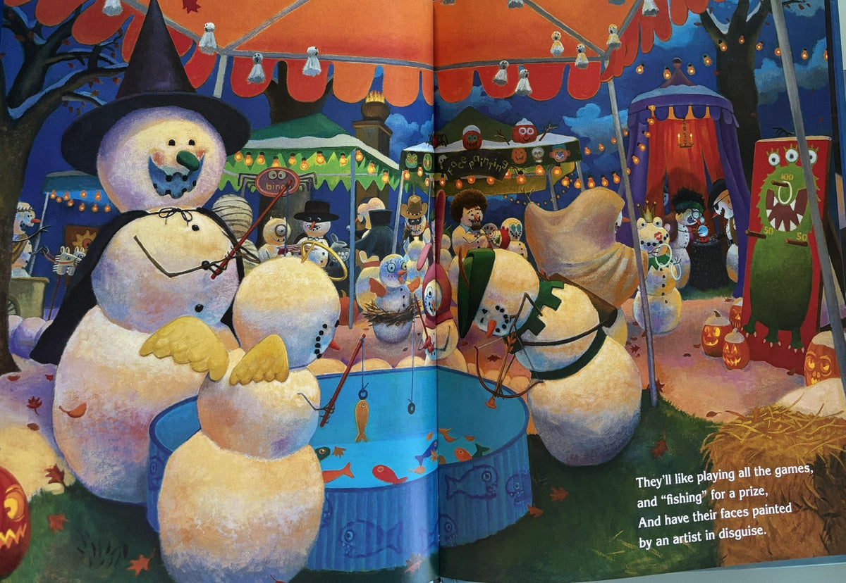 Snowmen at Halloween by Caralyn Buehner