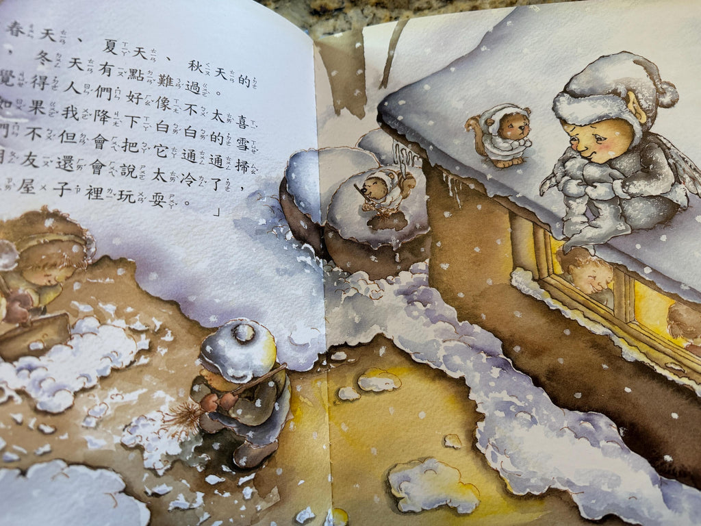 Playing Math Chinese Children's Book, First Edition, Winter Fairies