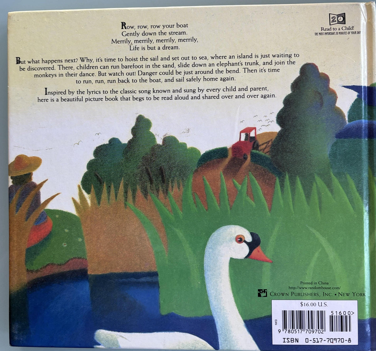Row Your Boat First American Edition 1997 Hardcover Book