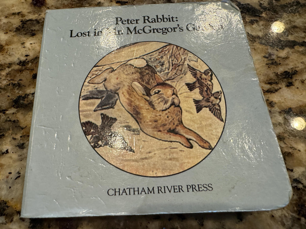 Peter Rabbit: Lost in Mr. McGregor's Garden, 1983 Miniature Board book,   EASTER Gift