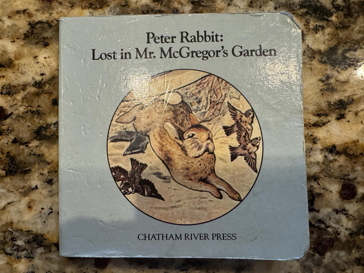 Peter Rabbit: Lost in Mr. McGregor's Garden, 1983 Miniature Board book,   EASTER Gift
