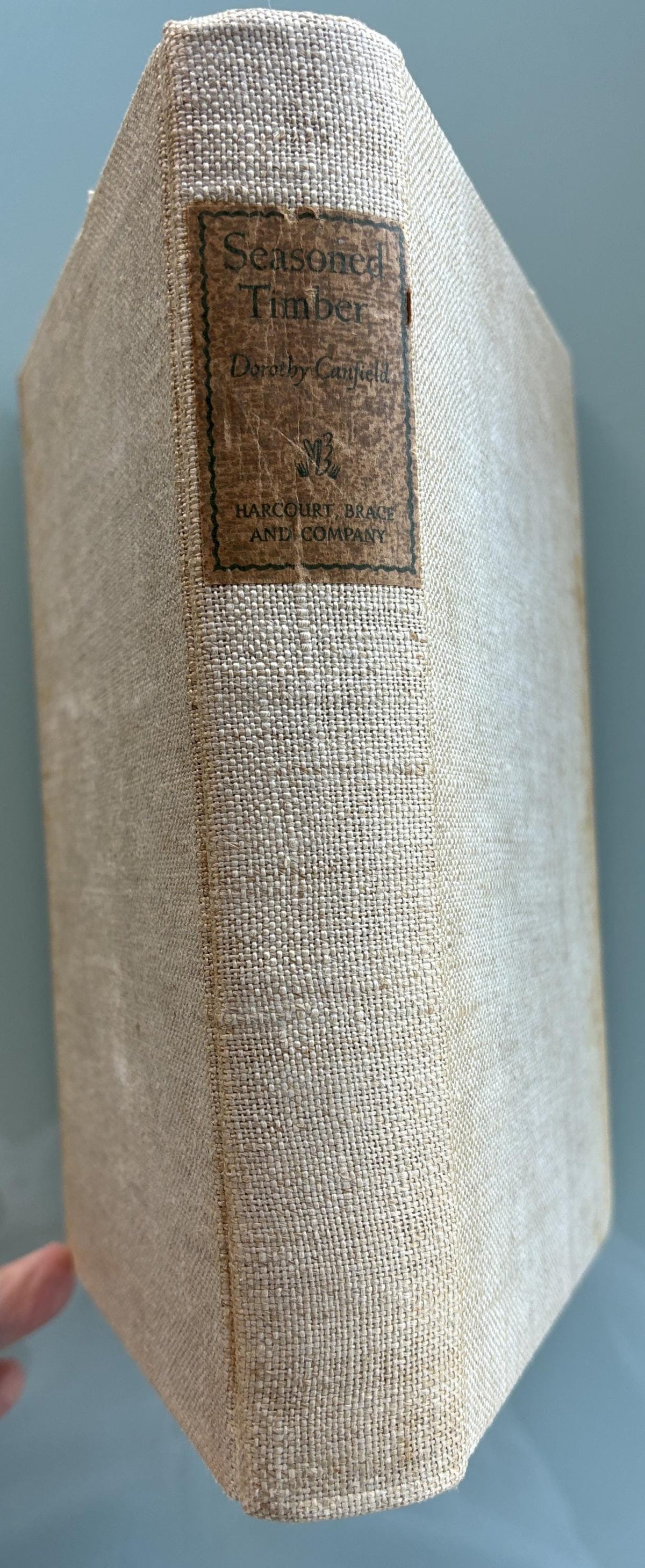 Seasoned Timber a novel by Dorothy Canfield  1939