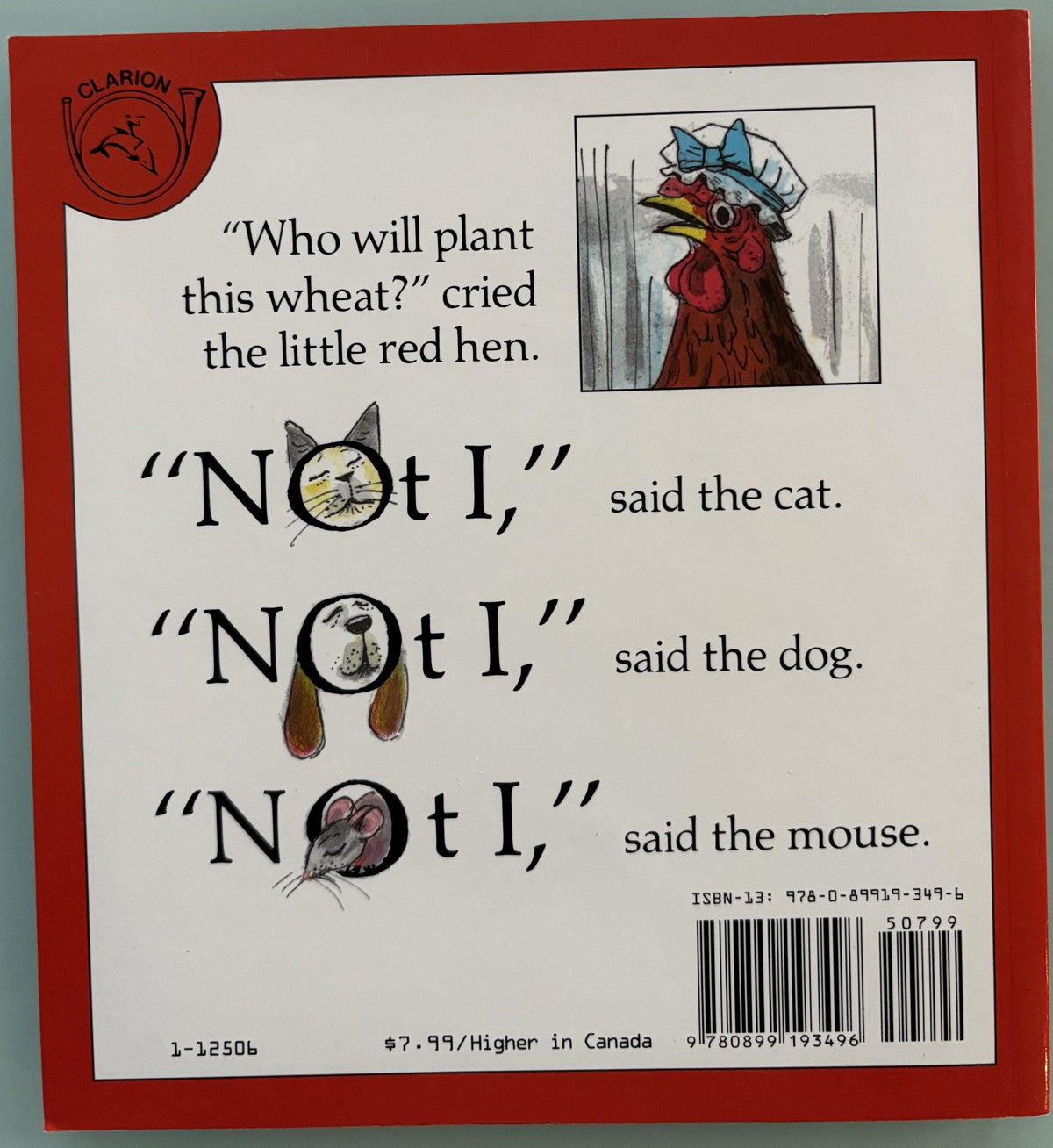 The Little Red Hen by Paul Galdone