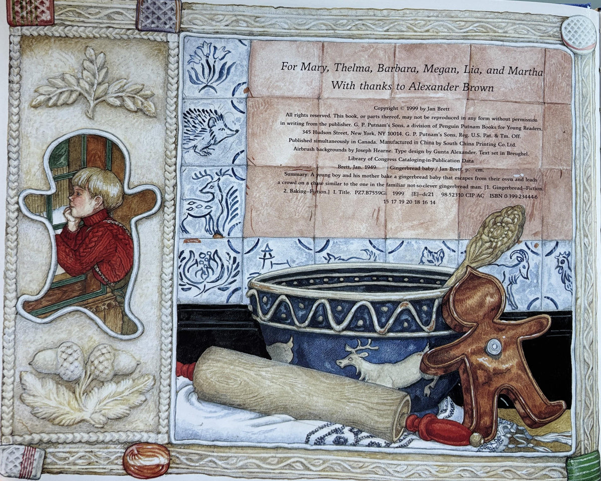 Gingerbread Baby by Jan Brett  1999