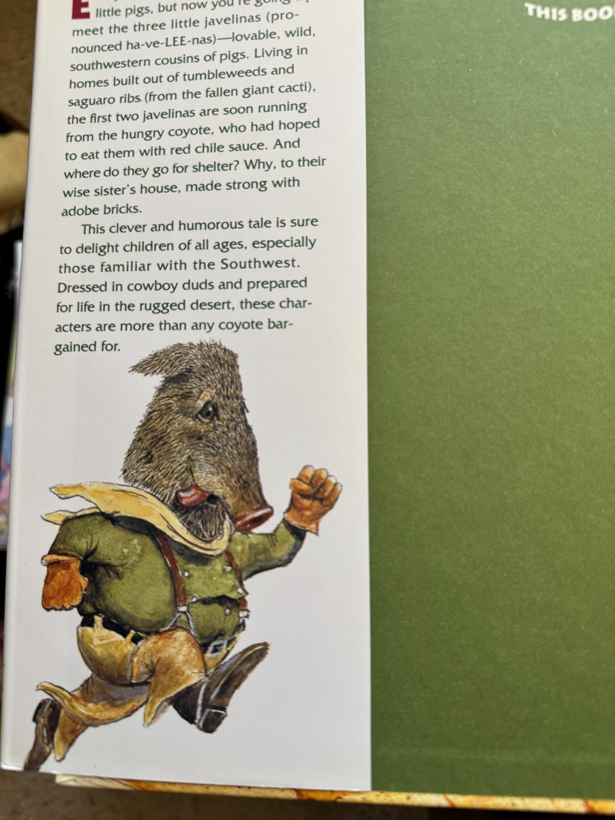 The Three Little Javelinas:  Susan Lowell  ** 1st Edition  **    1992