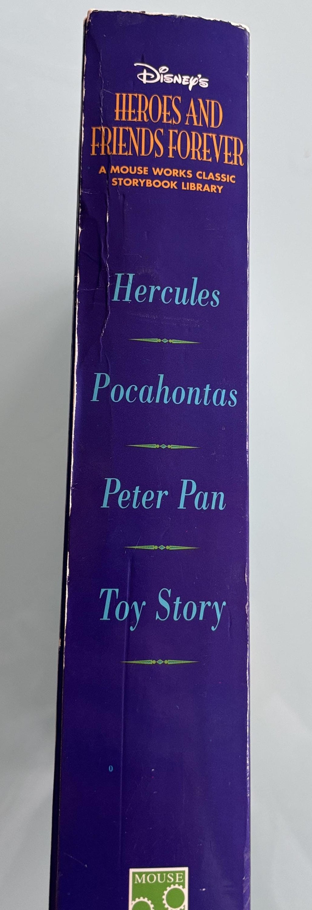 Disney's Heroes and Friends Forever  -  Storybook Library 4 Books  1997