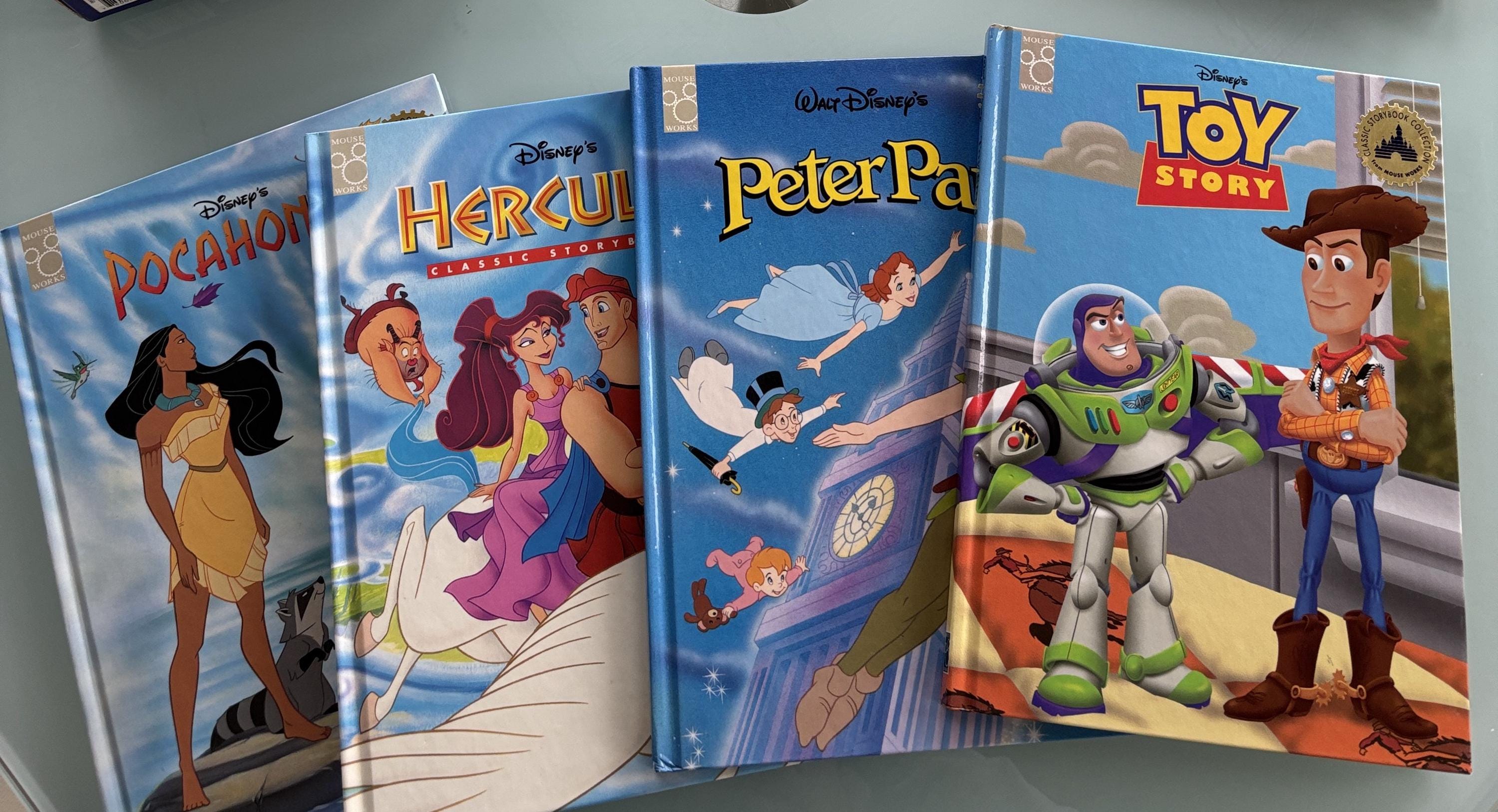 Disney's Heroes and Friends Forever  -  Storybook Library 4 Books  1997