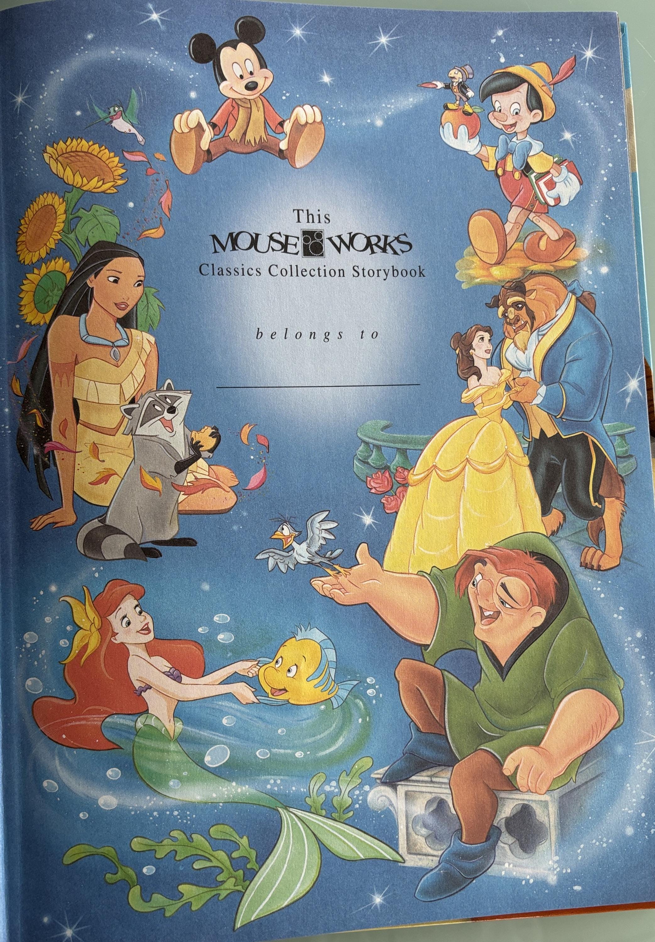 Disney's Heroes and Friends Forever  -  Storybook Library 4 Books  1997