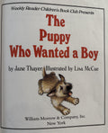 The Puppy Who Wanted a Boy  by Jane Thayer