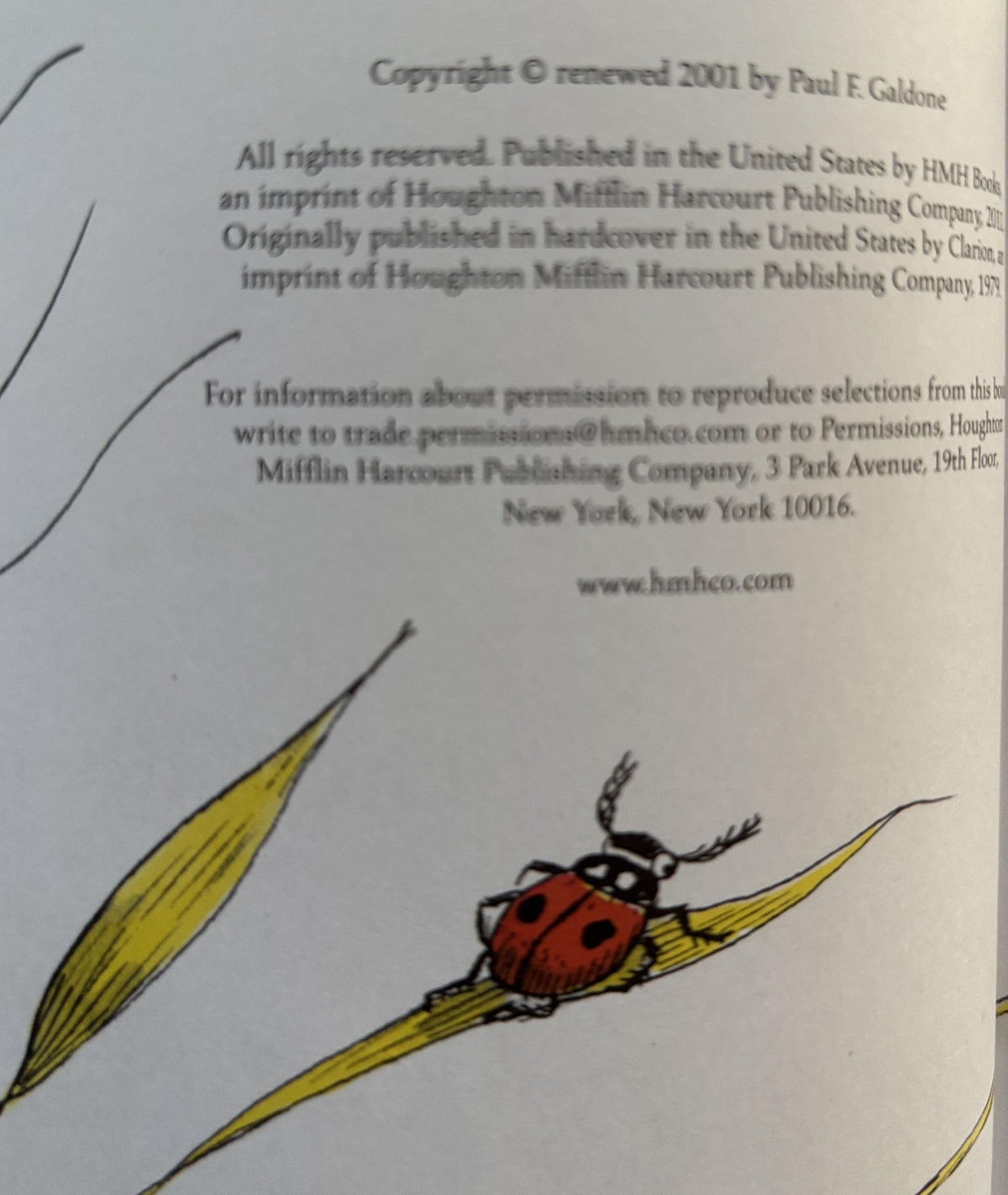 The Little Red Hen by Paul Galdone