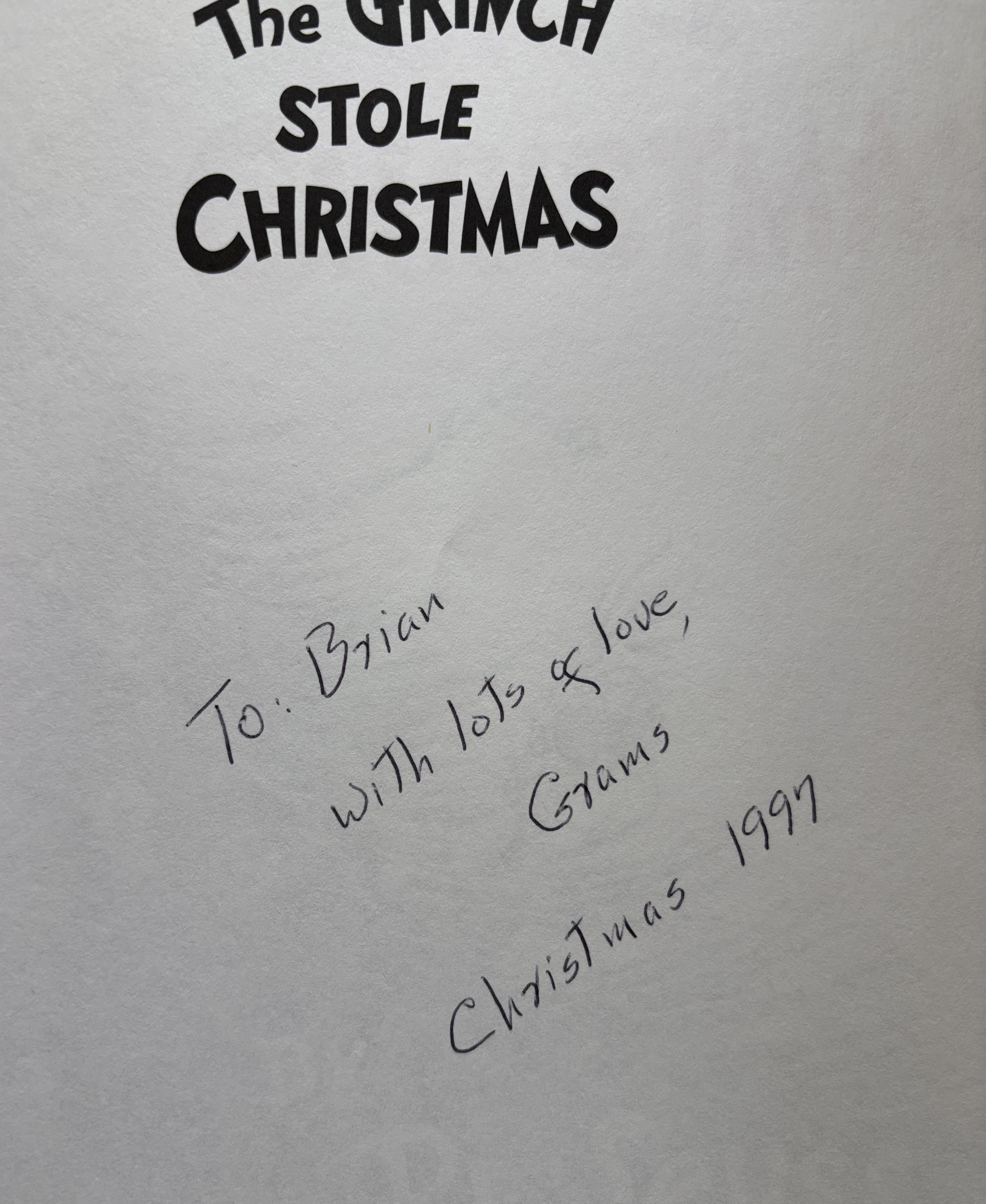 How the Grinch Stole Christmas  Dr. Seuss  **  40th Anniversary Edition  **