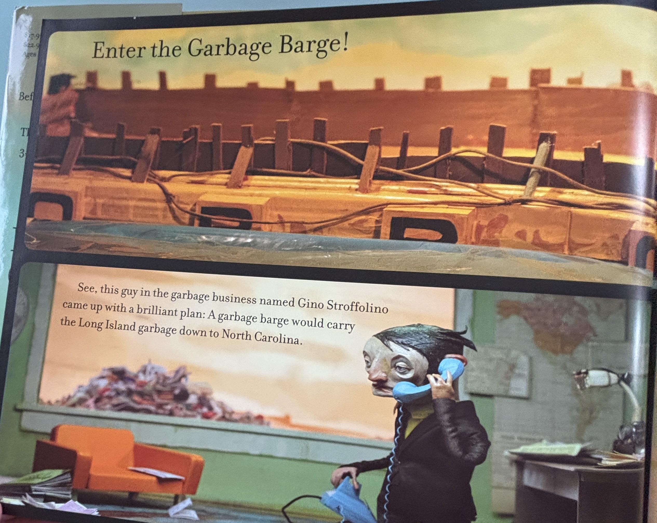 Here Comes The Garbage Barge  **  First Edition  **