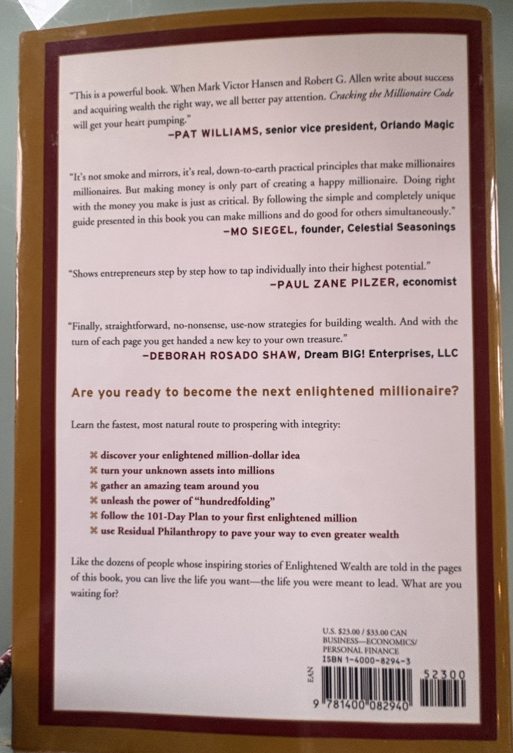 Cracking the Millionaire Code
