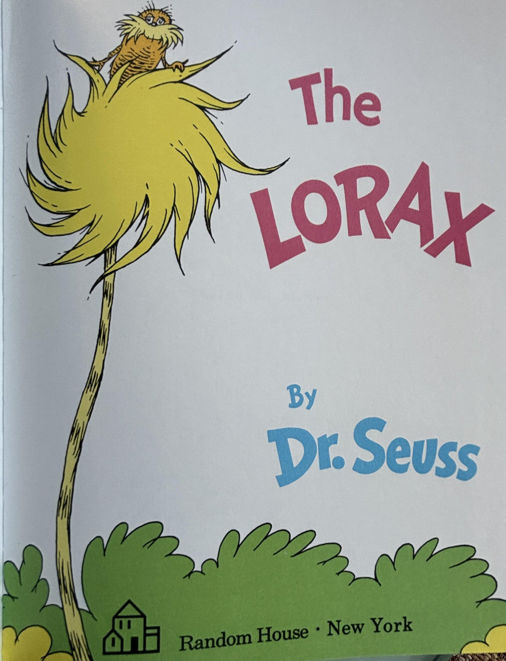 The Lorax:  Dr. Seuss  1999