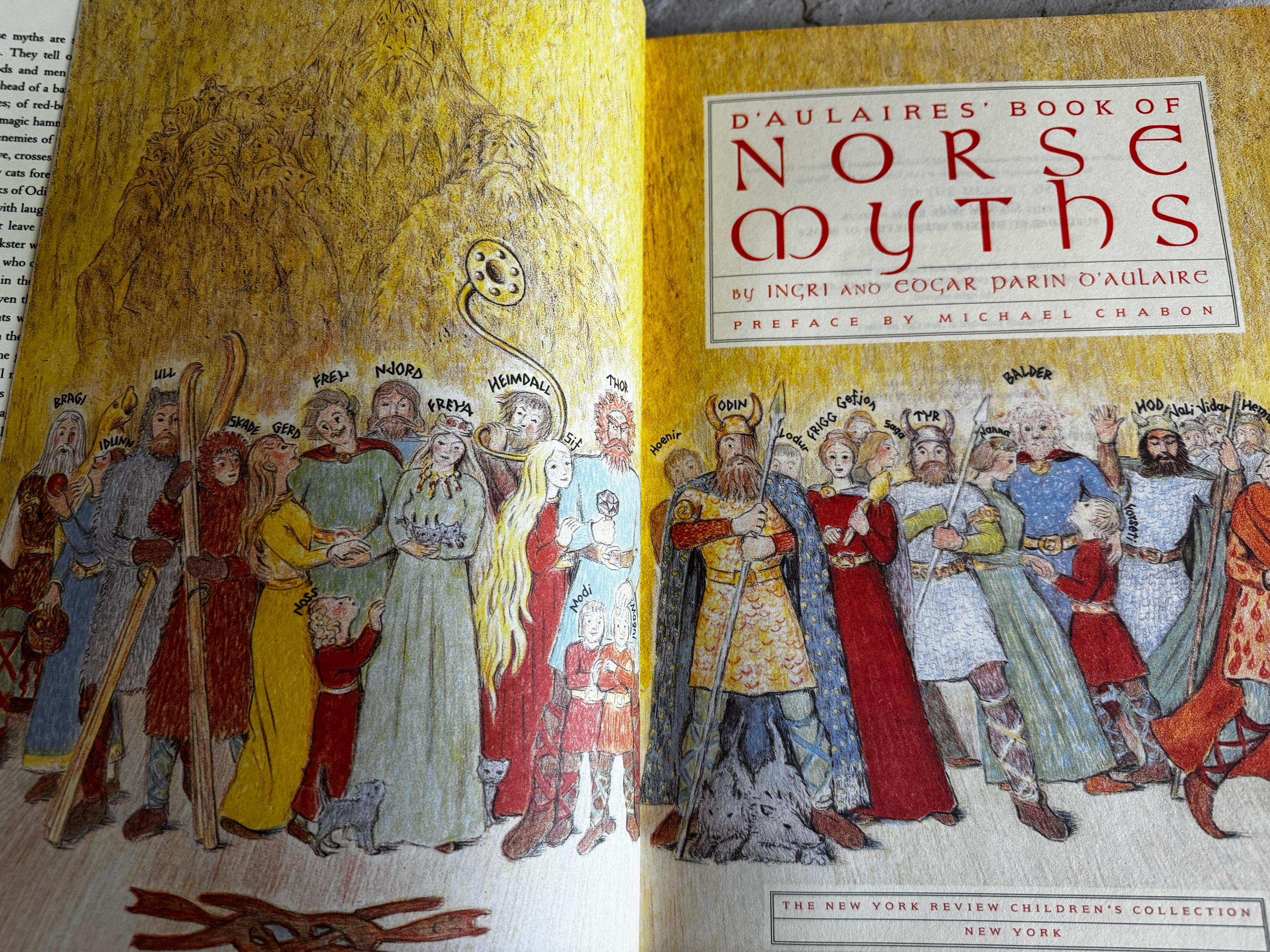 D'AULAIRES' Book of NORSE MYTHS D'Aulaire, Ingri; D'Aulaire, Edgar Parin