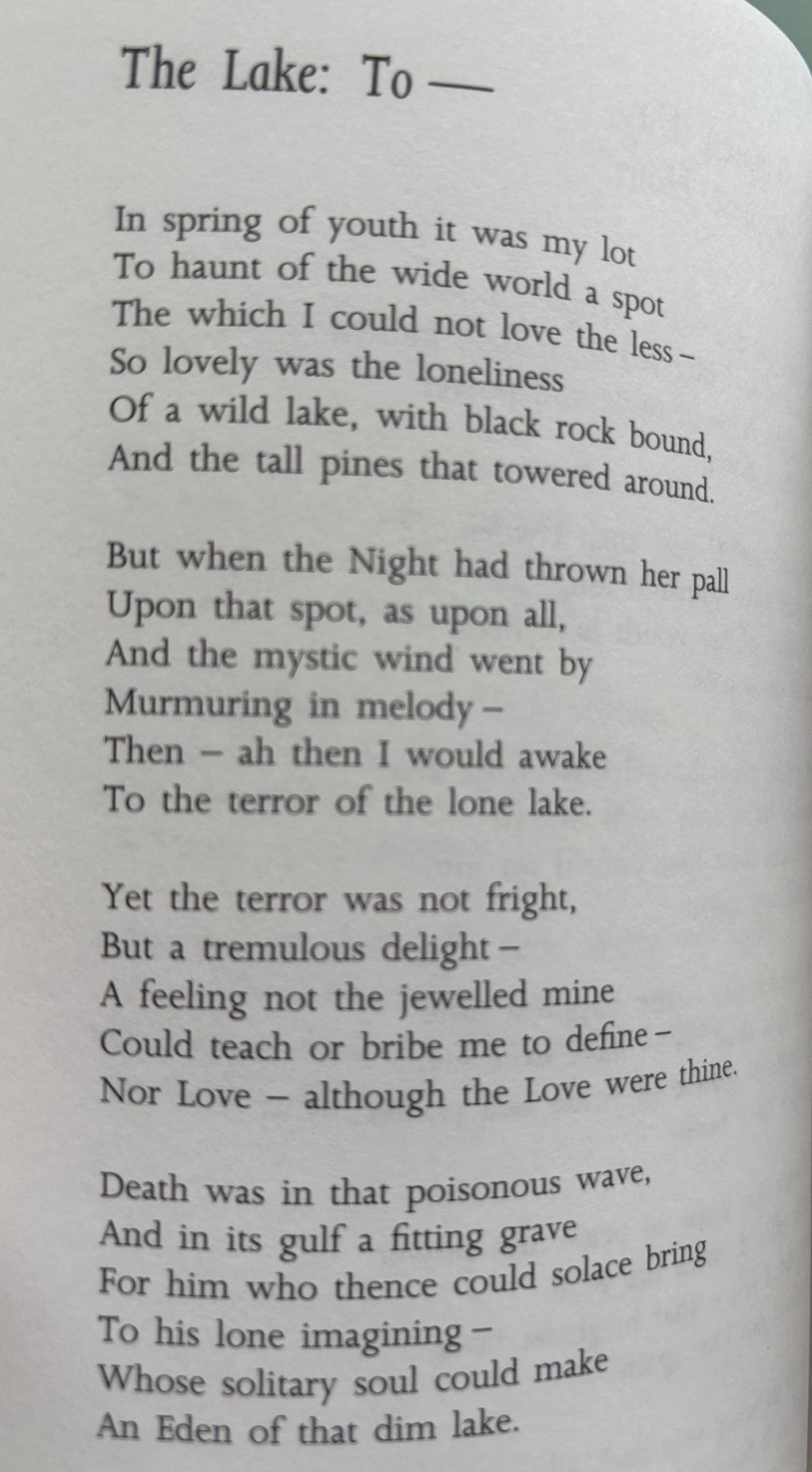 Edgar Allan Poe Selected Poems