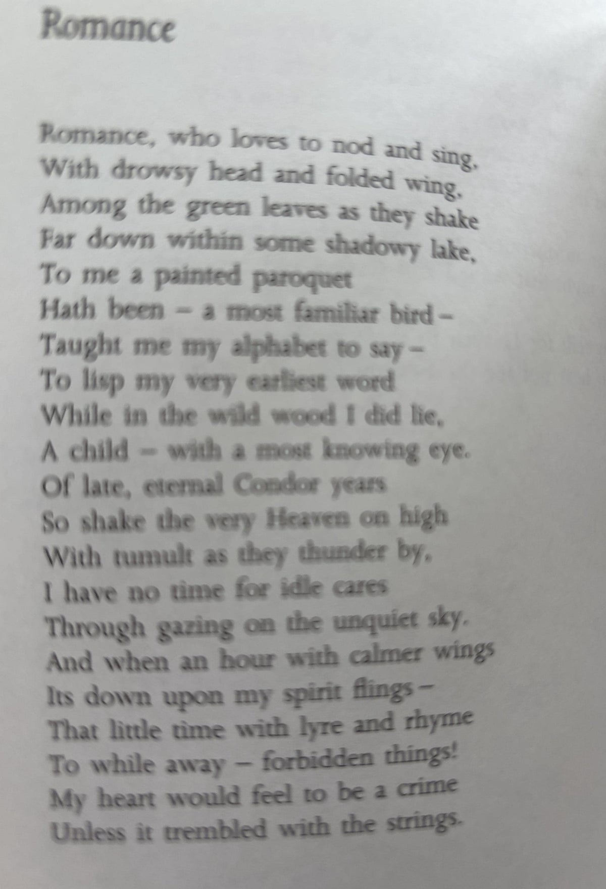 Edgar Allan Poe Selected Poems