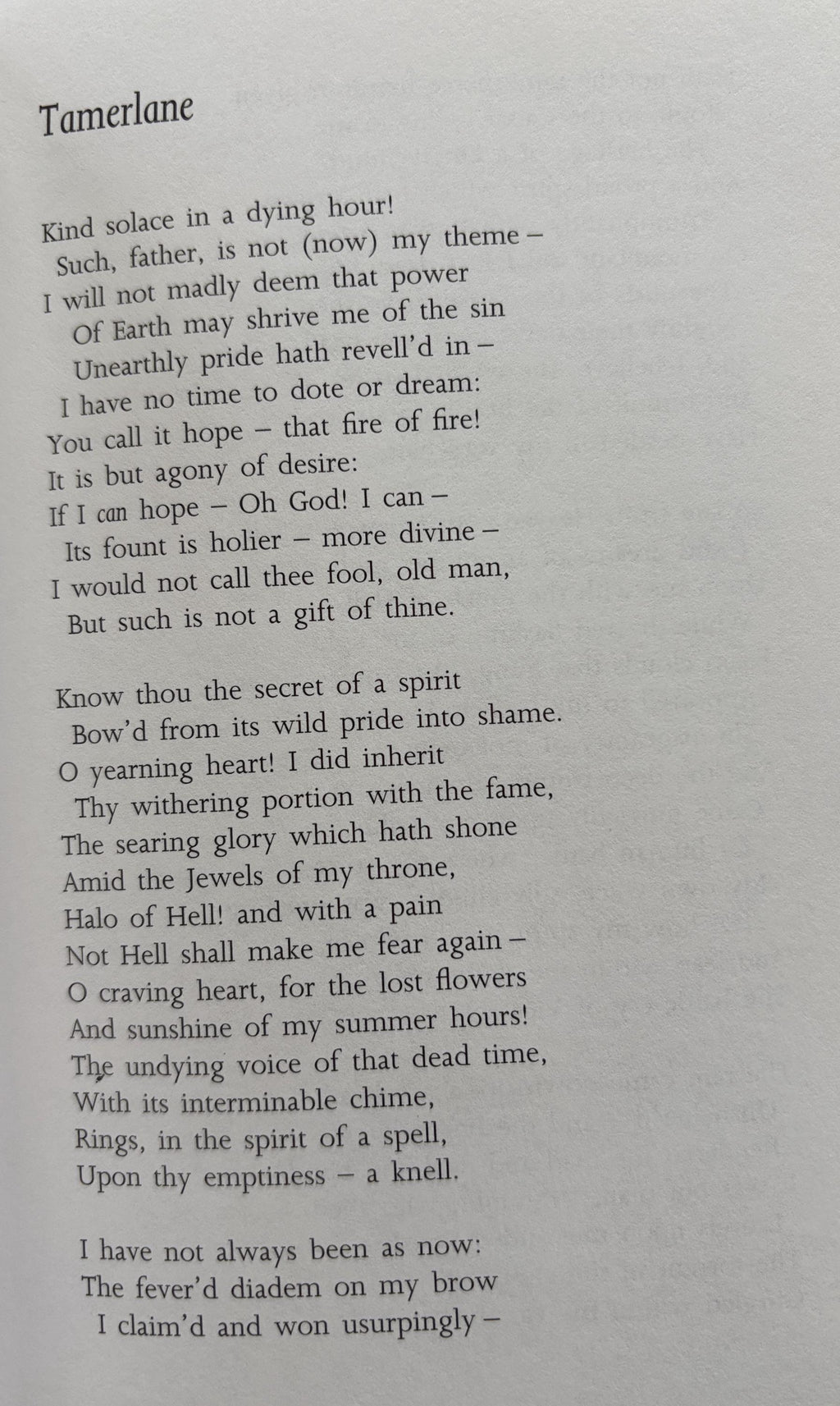 Edgar Allan Poe Selected Poems
