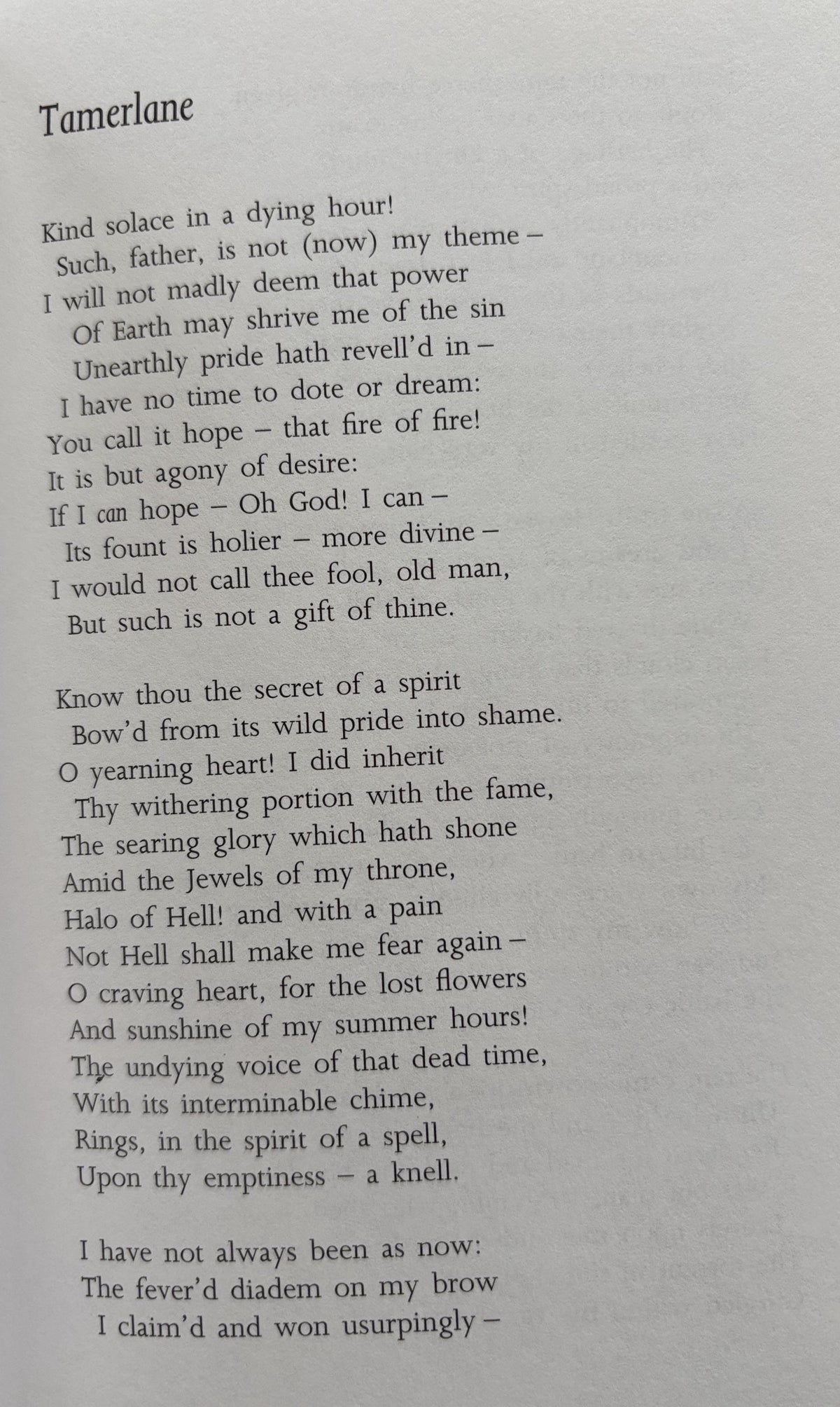 Edgar Allan Poe Selected Poems