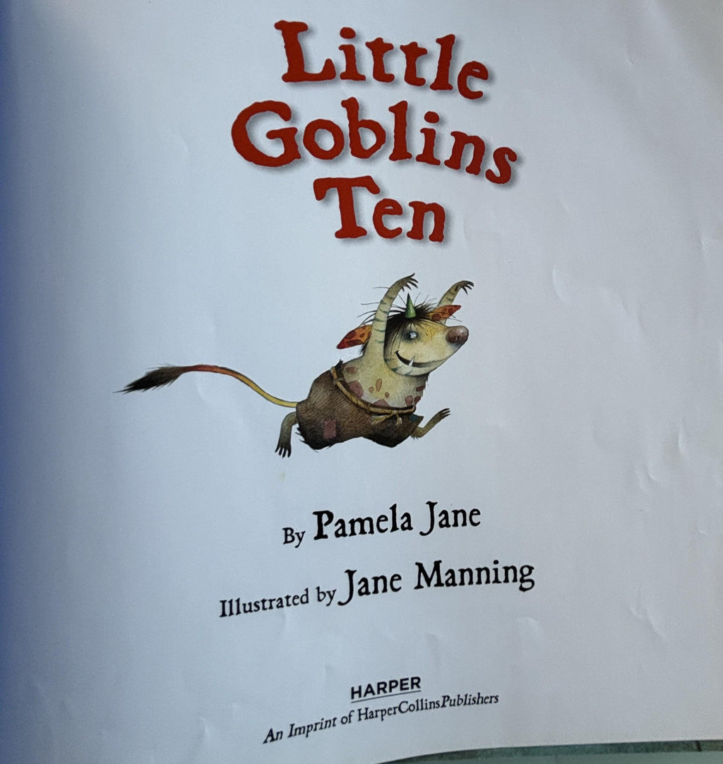 Little Goblins Ten by Pamela Jane **  First Editon  **
