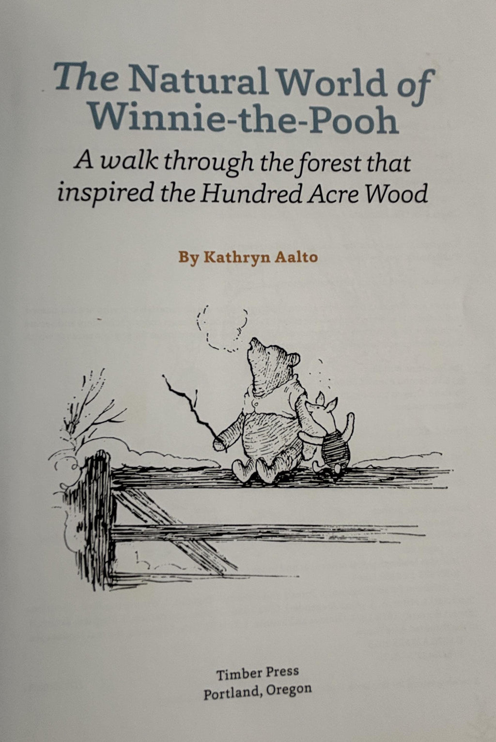 The Natural World of Winnie-the-Pooh Book
