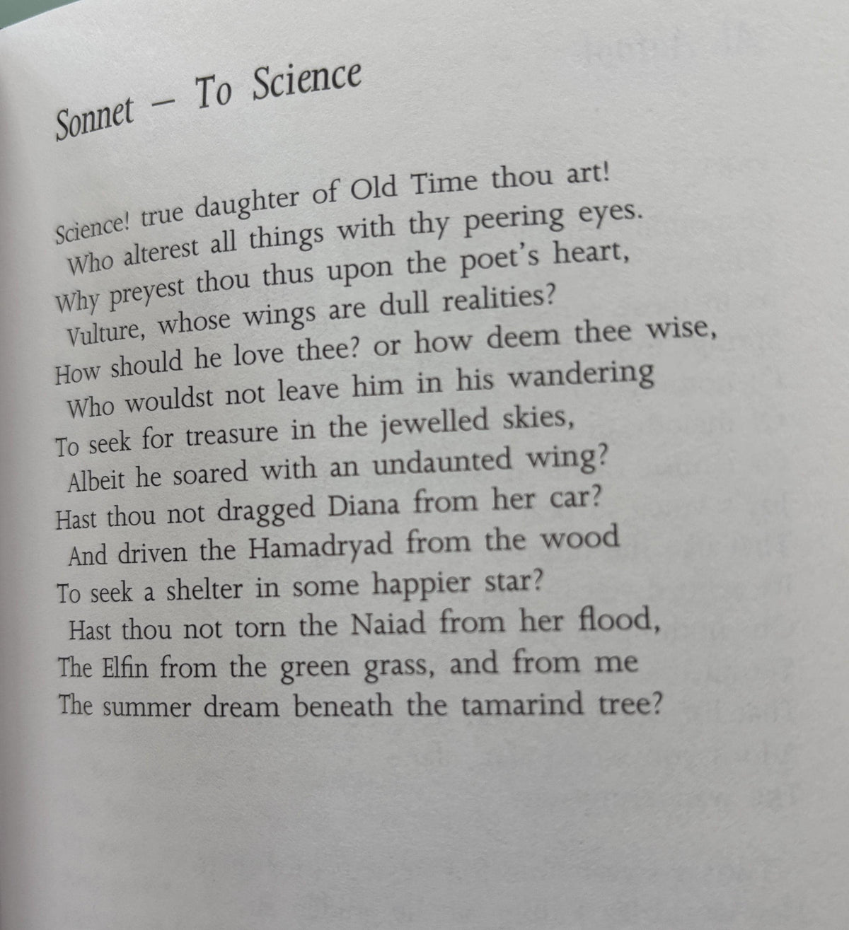 Edgar Allan Poe Selected Poems