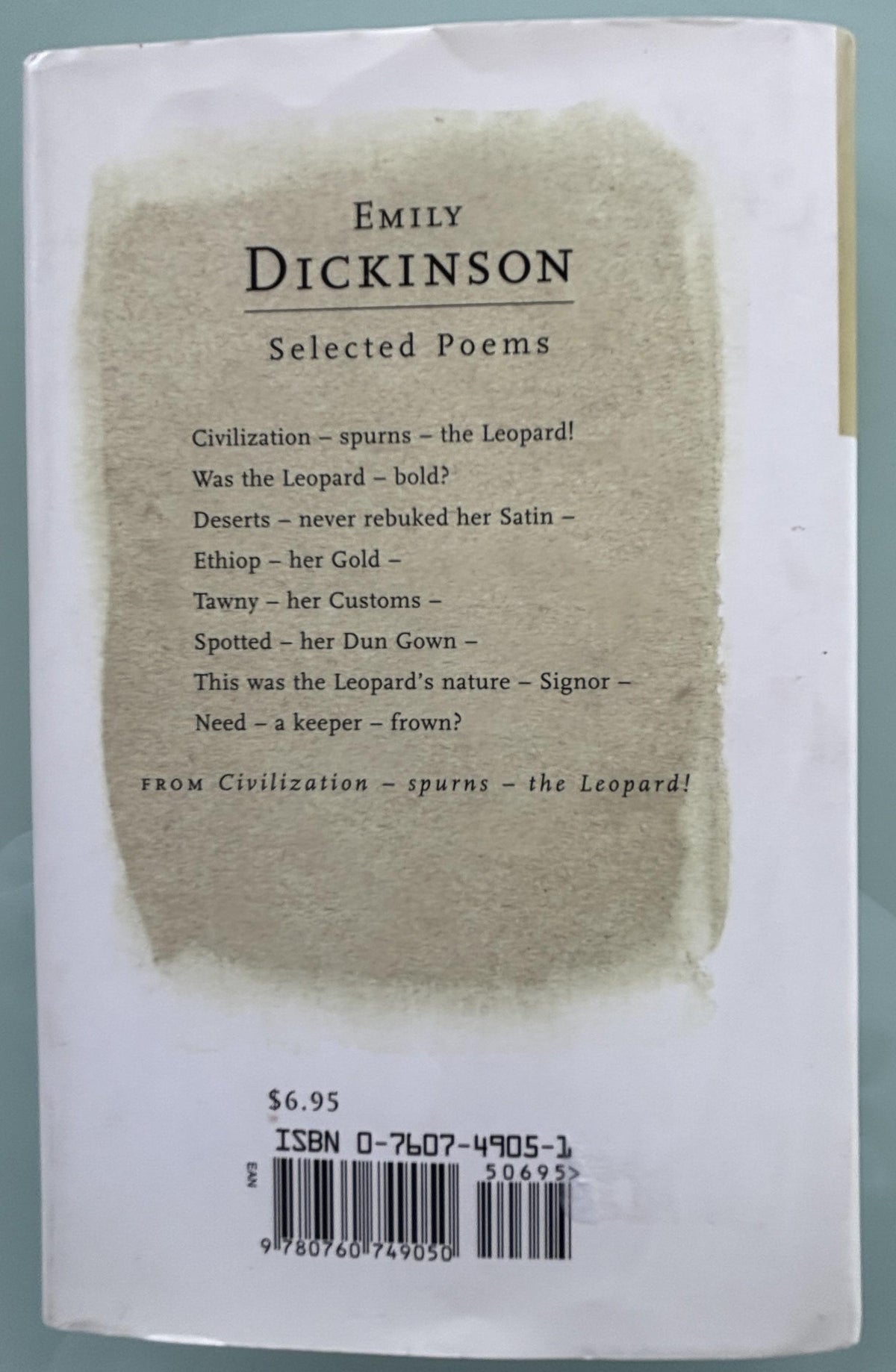 Emily Dickinson Selected Poems Small, handy Book Nice condition