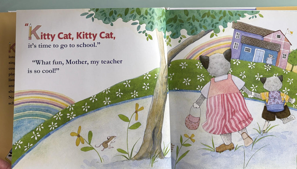Kitty Cat, Are You Going To School? First Edition (2013) Hardcover Book