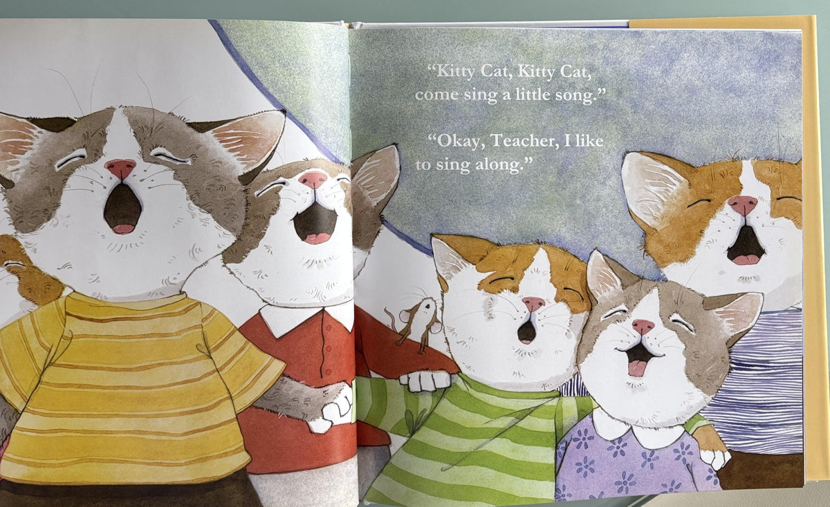 Kitty Cat, Are You Going To School? First Edition (2013) Hardcover Book