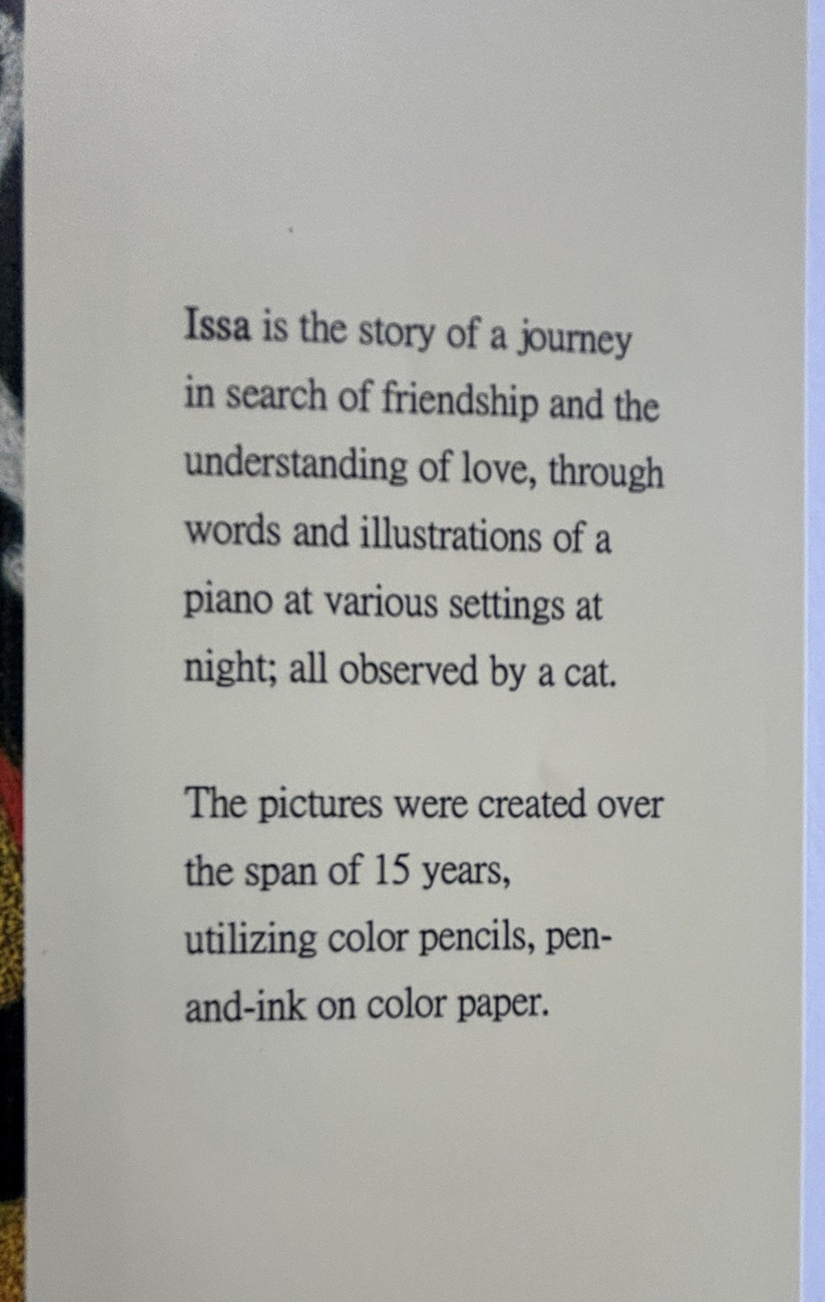 Issa  - Illustrations of a Piano  **  First Edition  **