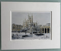 Bath Abbey - Bath Spa by J. E. M. Hargreaves  **  Signed 203/500  **  Water Color