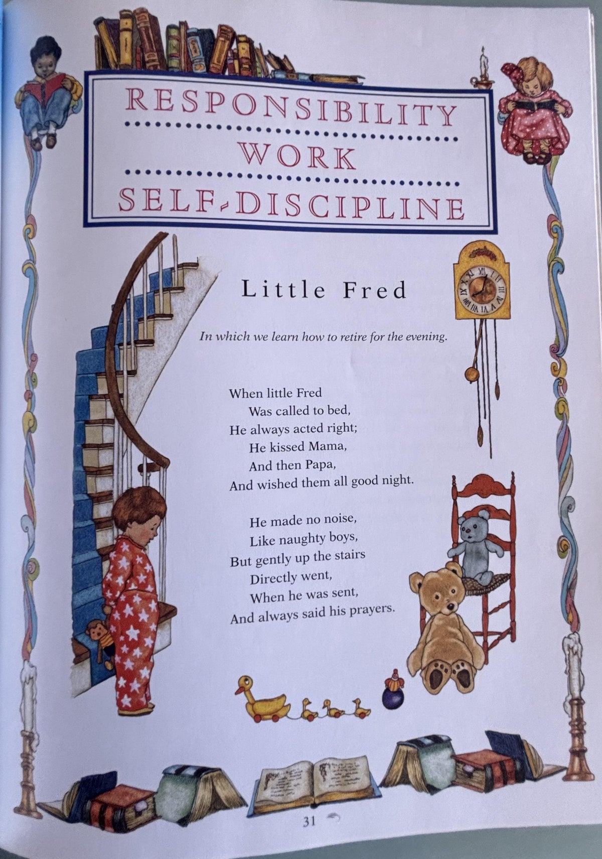 The Children's Book of Virtures by William J. Bennett