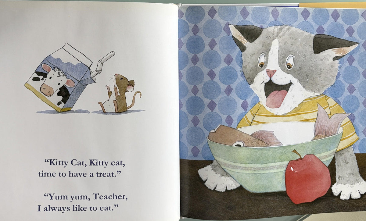 Kitty Cat, Are You Going To School? First Edition (2013) Hardcover Book