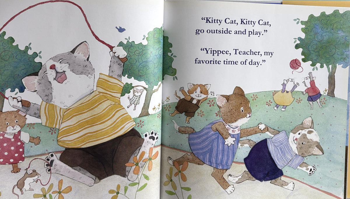 Kitty Cat, Are You Going To School? First Edition (2013) Hardcover Book
