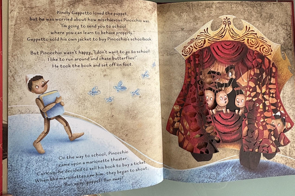 PINOCCHIO: Die Cut Fairytales by Ester Tome