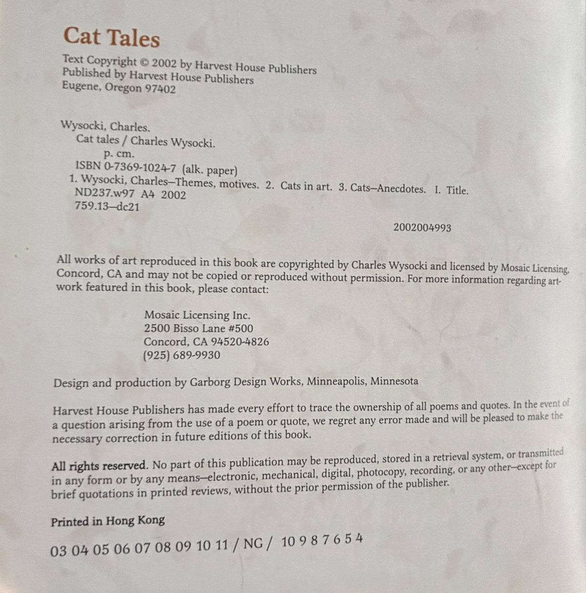 Cat Tales - Snippet of Life from Our Favorite Felines - by Charles Wysocki