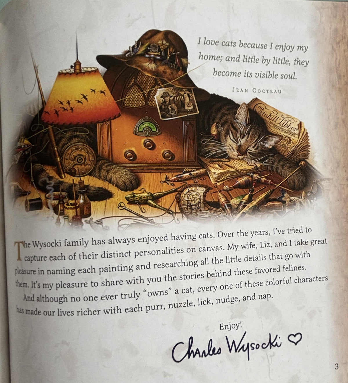 Cat Tales - Snippet of Life from Our Favorite Felines - by Charles Wysocki